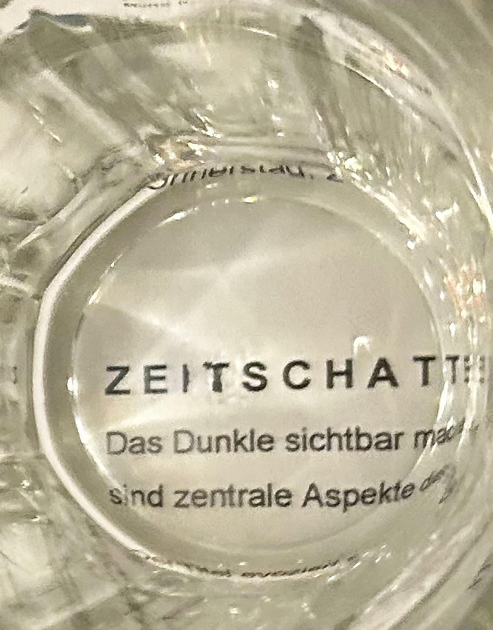 Ausstellung ZEITSCHATTEN